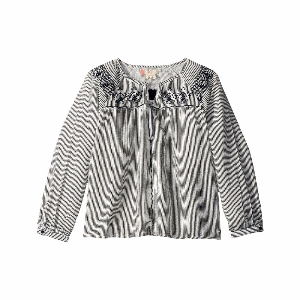 Roxy‎ Girls Long Sleeve Embroidered Boho Top Small